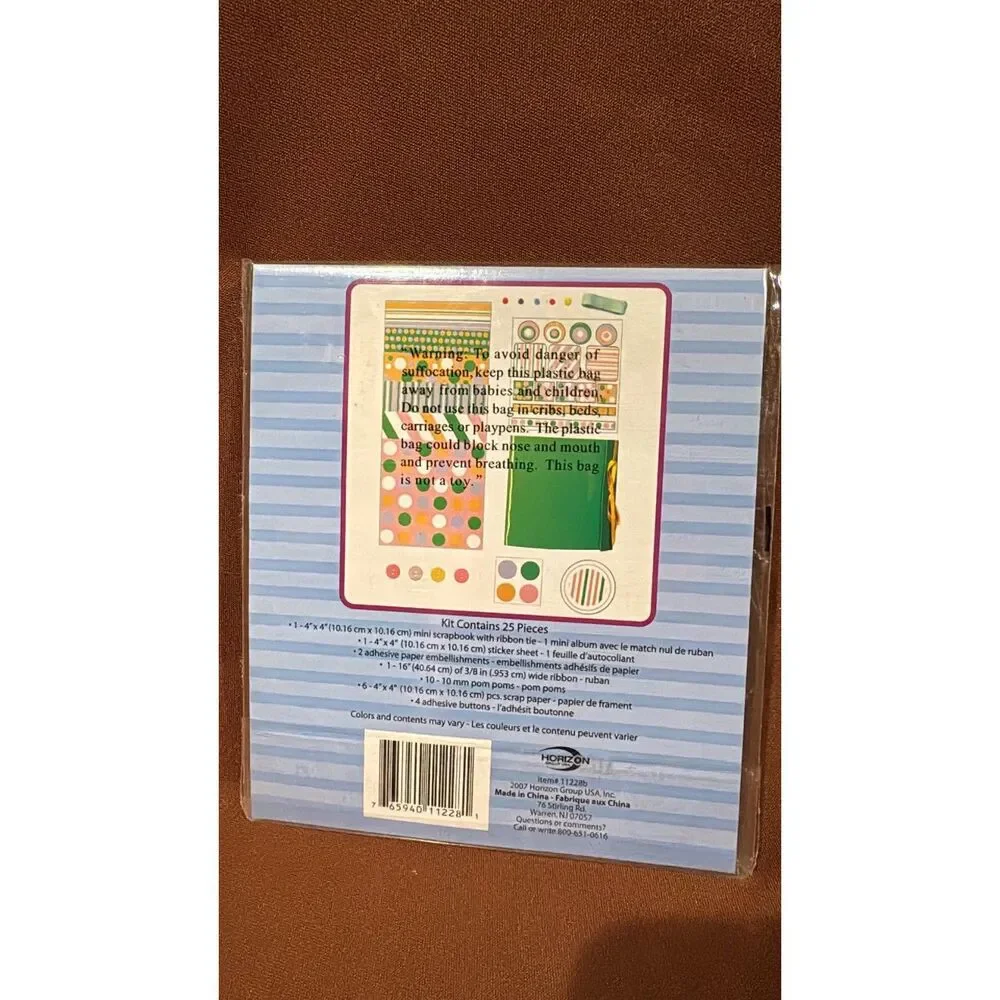 3 Sealed scrapbooking kits NEW